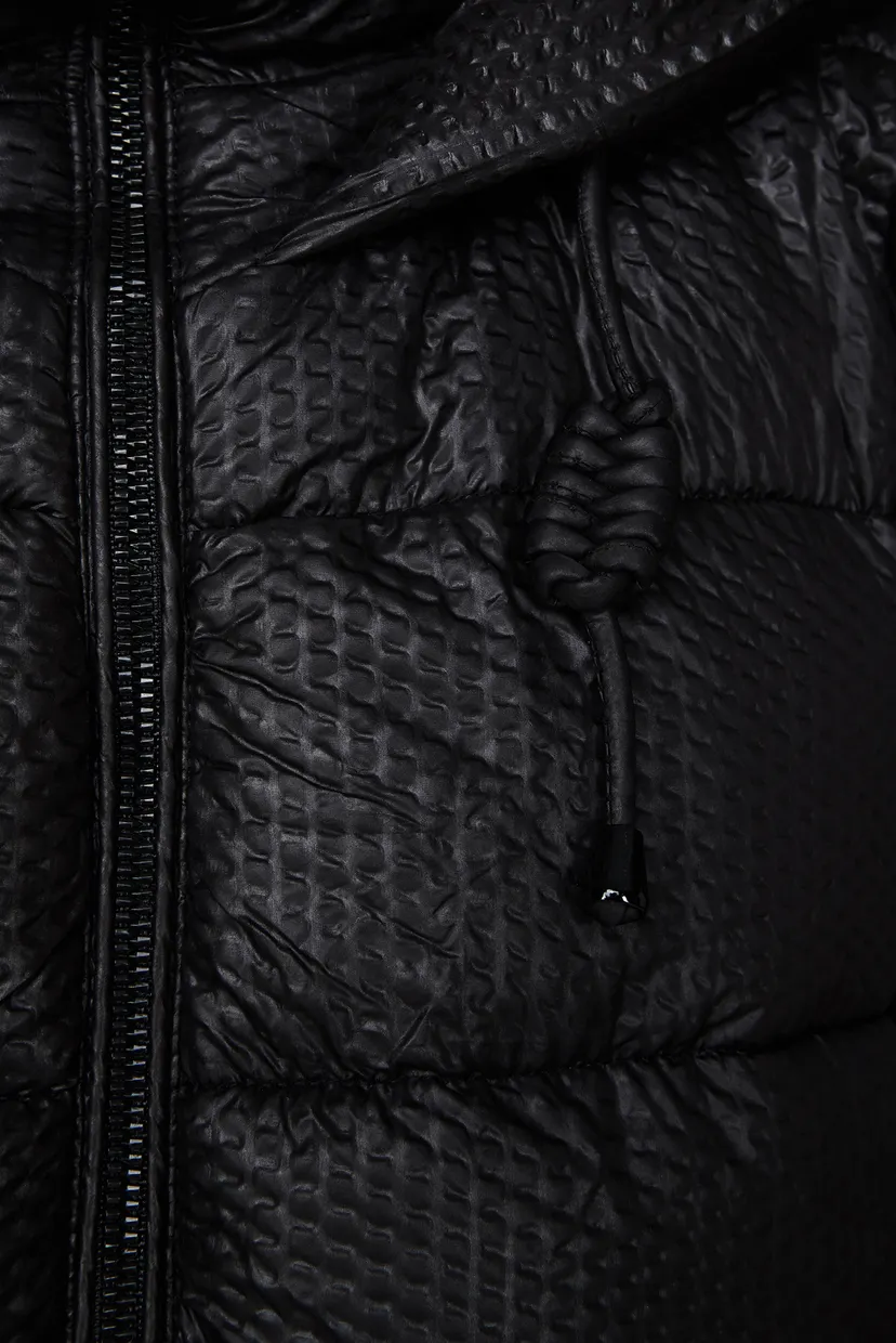 Женская черная куртка WOMAN JACKET FIX HOOD 4