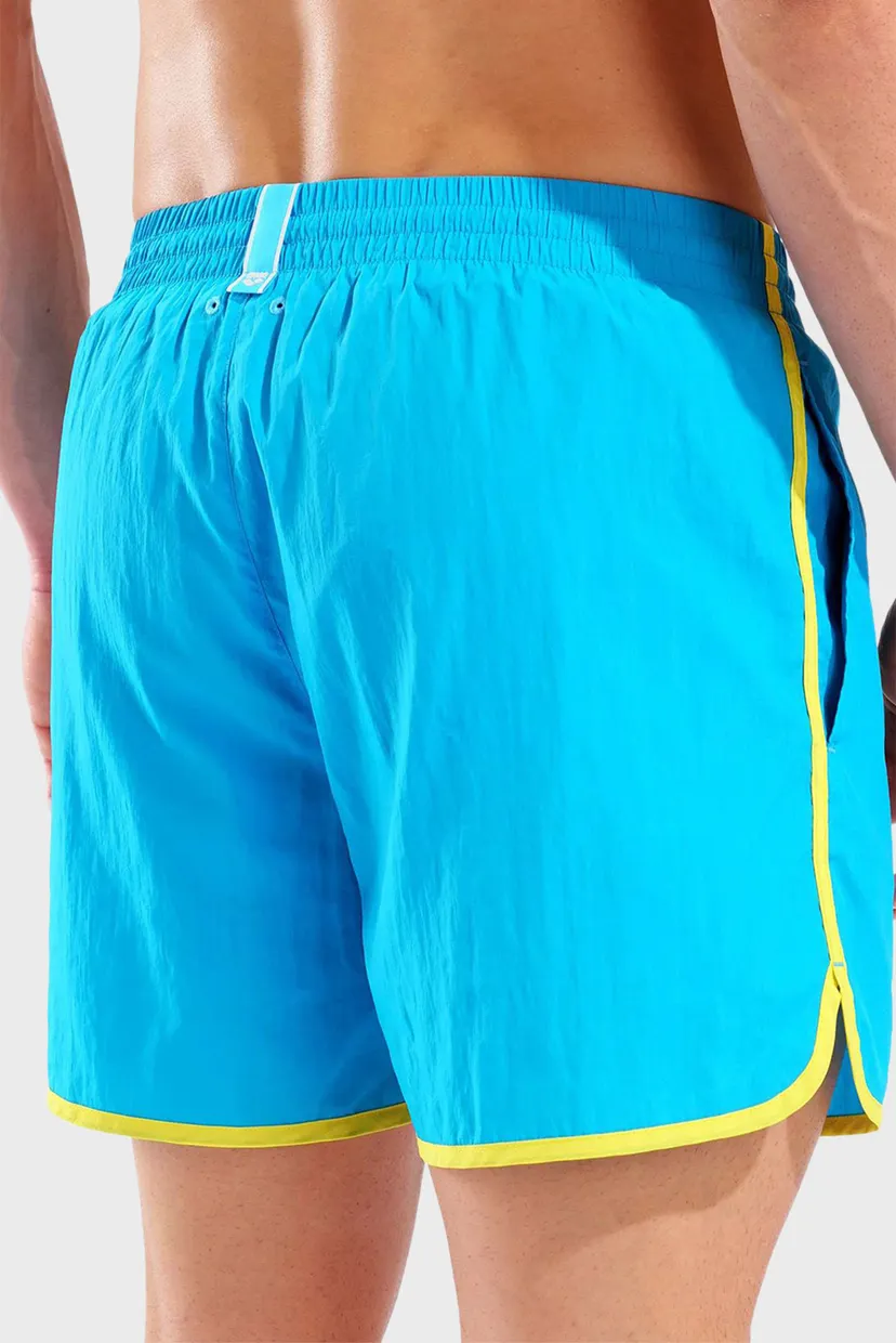 Чоловічі блакитні плавальні шорти BIG LOGO BORDERS BEACH SHORT 5