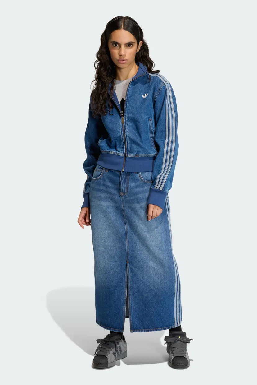 Женская синяя джинсовая куртка FIREBIRD adidas KD2913 — MD-Fashion