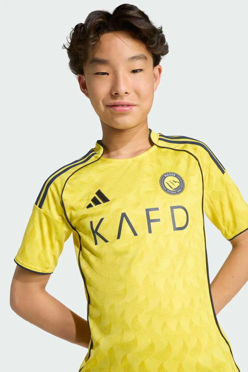Дитяча жовта футболка з візерунком Al Nassr FC 25/26 Home Kids 4