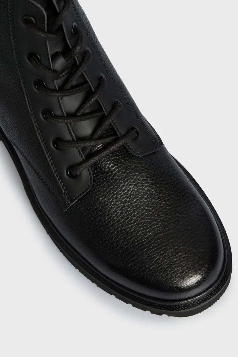 Мужские черные кожаные ботинки EVA MID LACEUP BOOT LTH 4