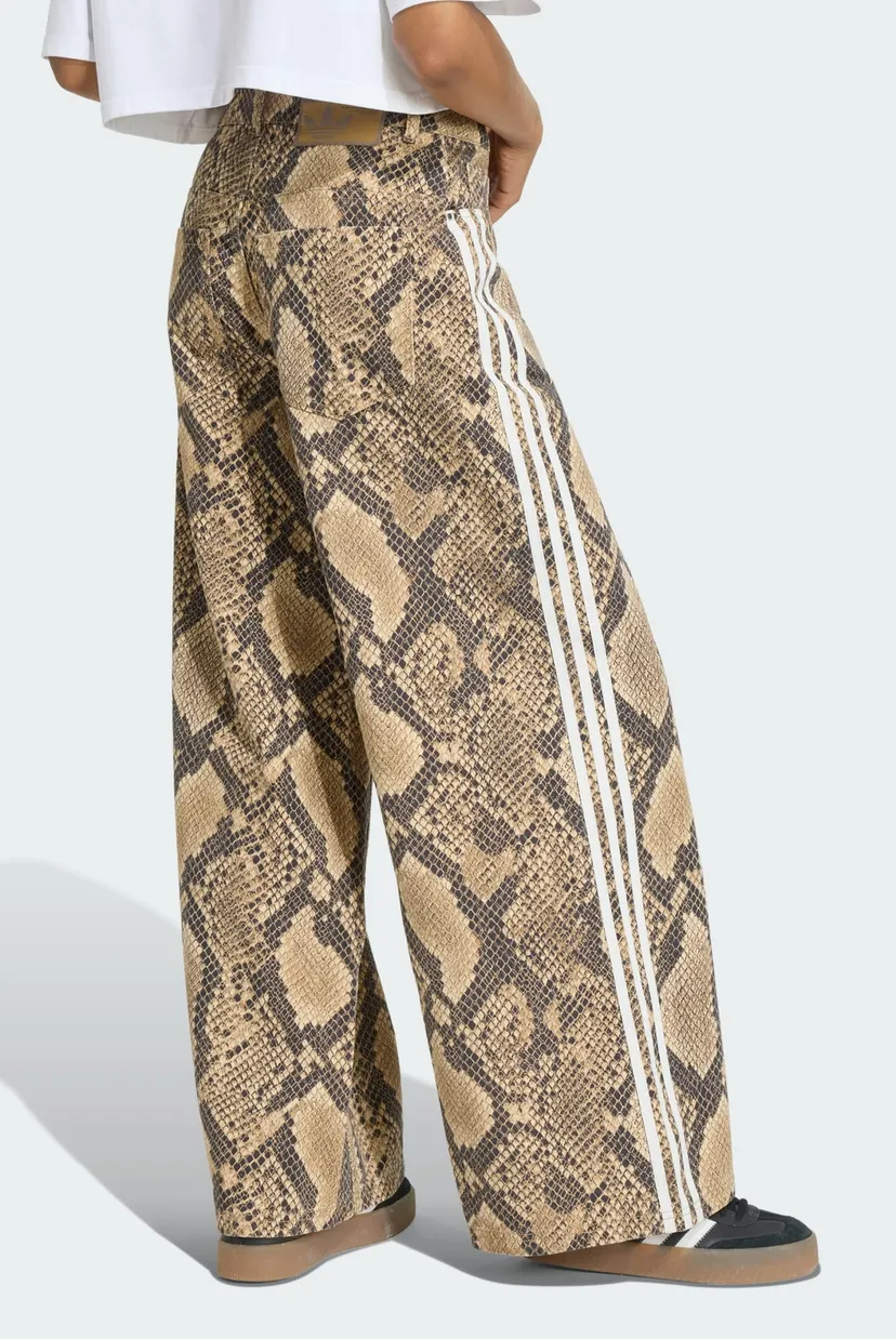 Женские джинсы с узором SNAKE PRINT LOOSE 3