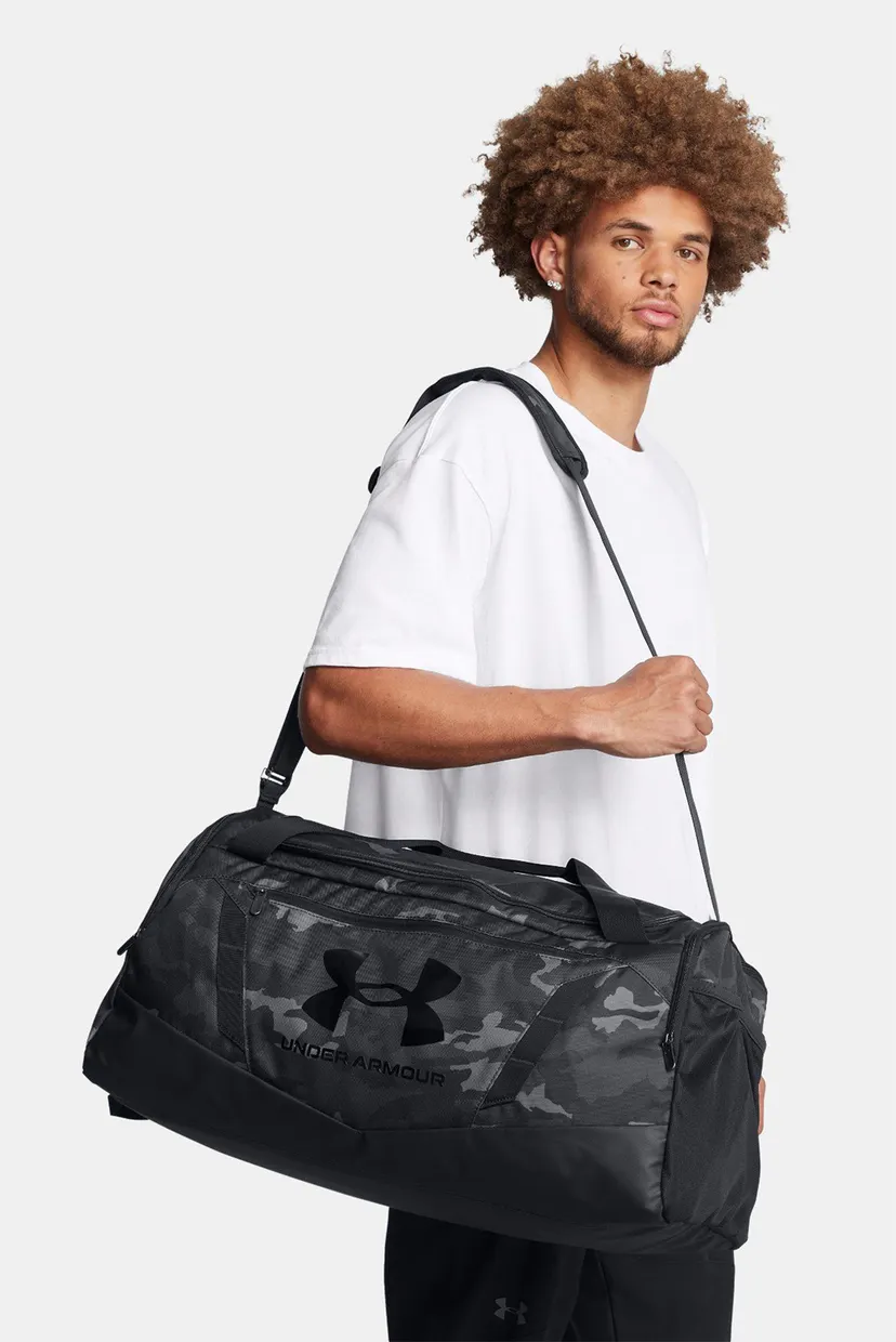 Чорна камуфляжна спортивна сумка UA Undeniable 5.0 Duffle MD 4