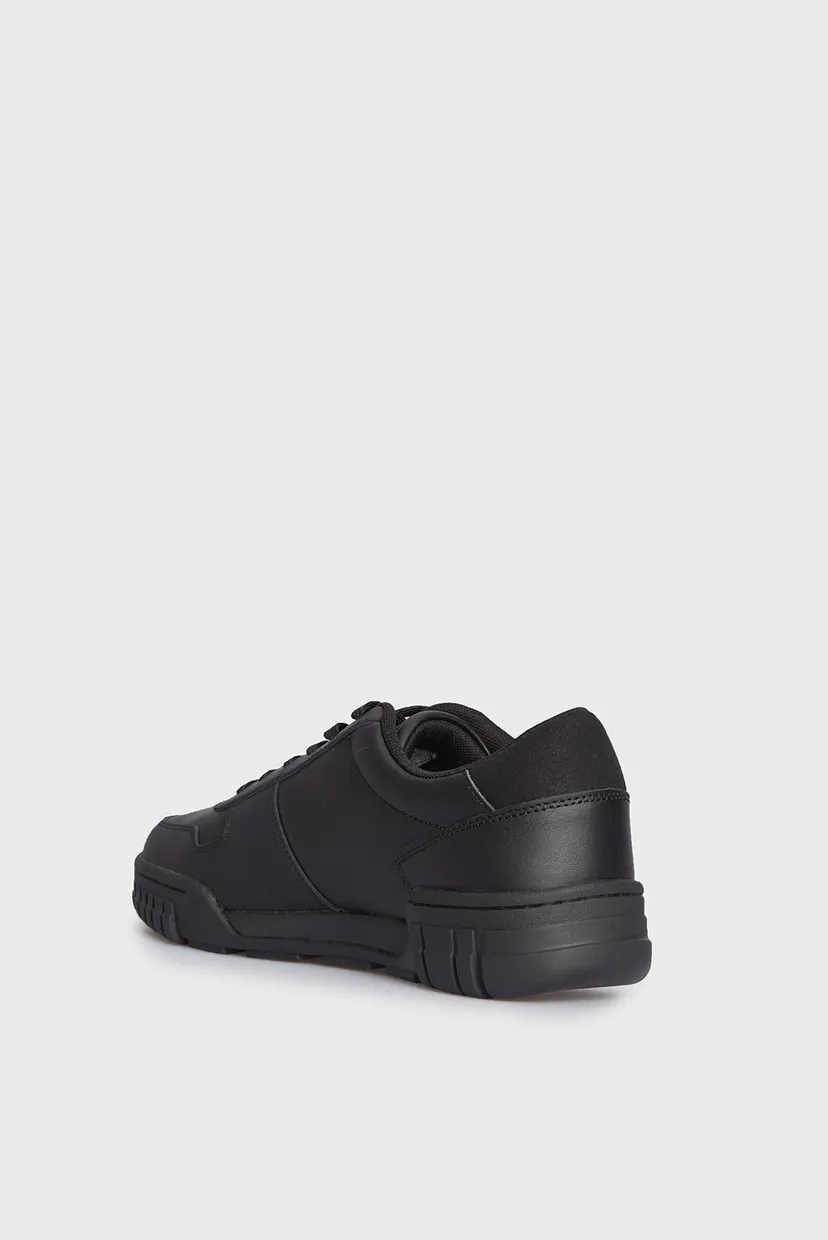 Мужские черные кожаные кроссовки TOMMY JEANS CUPSOLE ESS 5