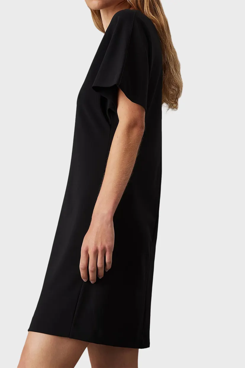 Женское черное платье TAILORED JERSEY SS SHIFT DRESS 3