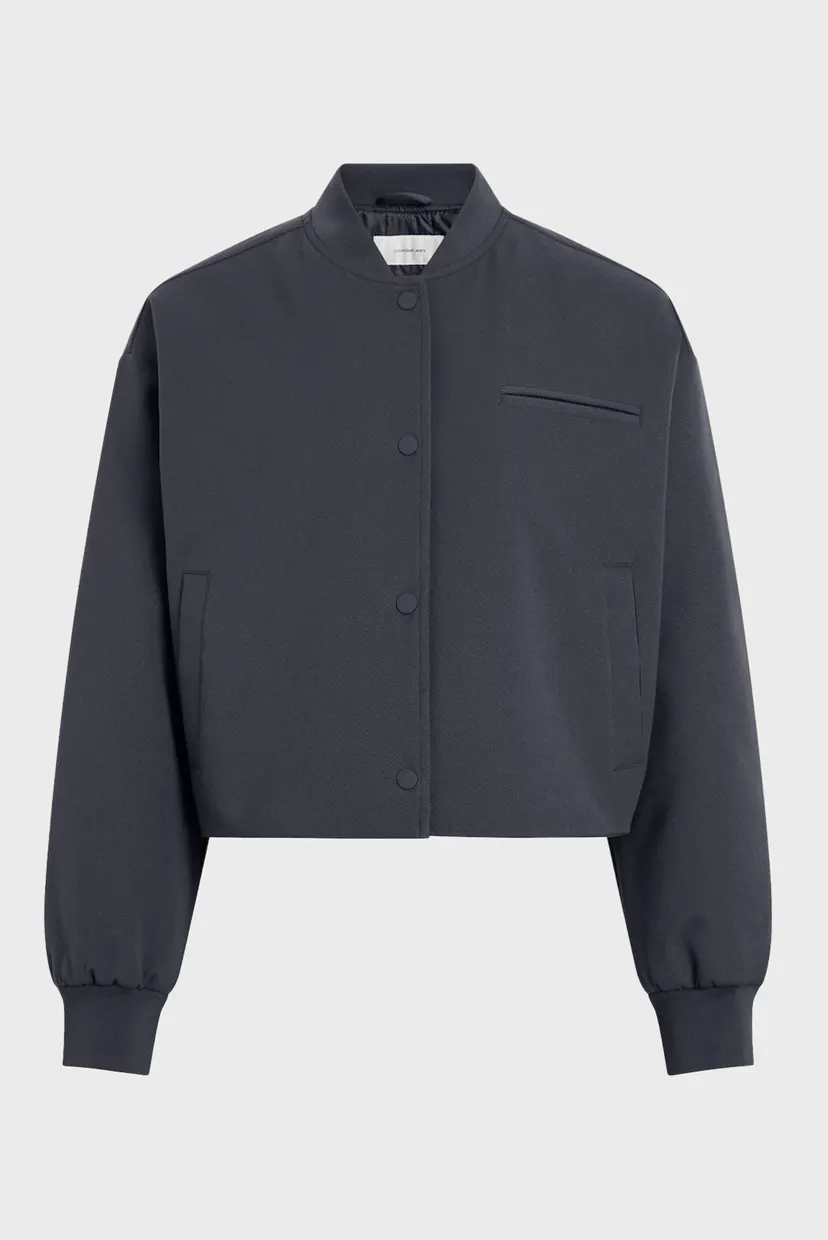Женский синий бомбер SHORT BOMBER JACKET 6