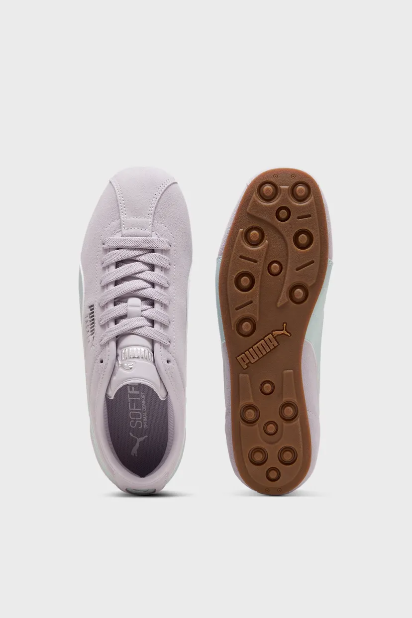 Сиреневые замшевые кроссовки PUMA Tackle Sneakers Unisex 4