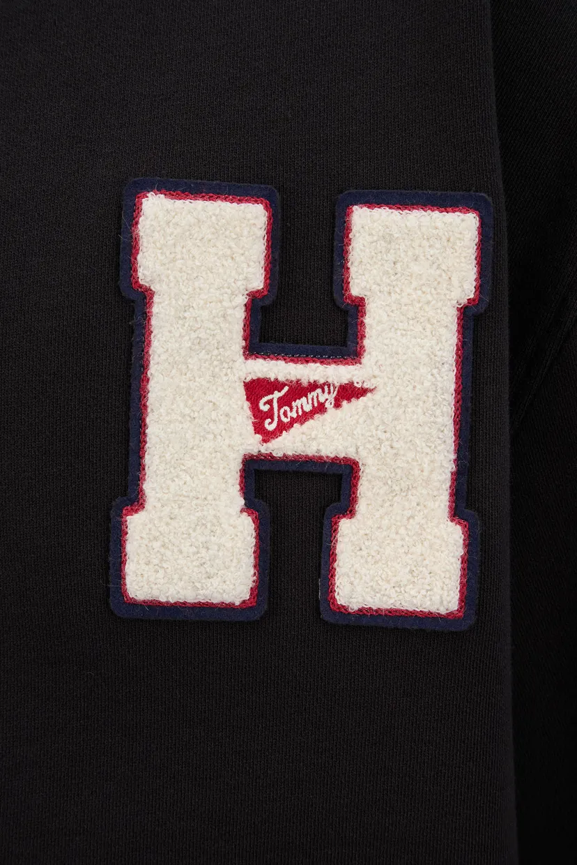 Чоловіча чорна спортивна кофта TJM 1/4 ZIP TOWEL PATCH POLO 3