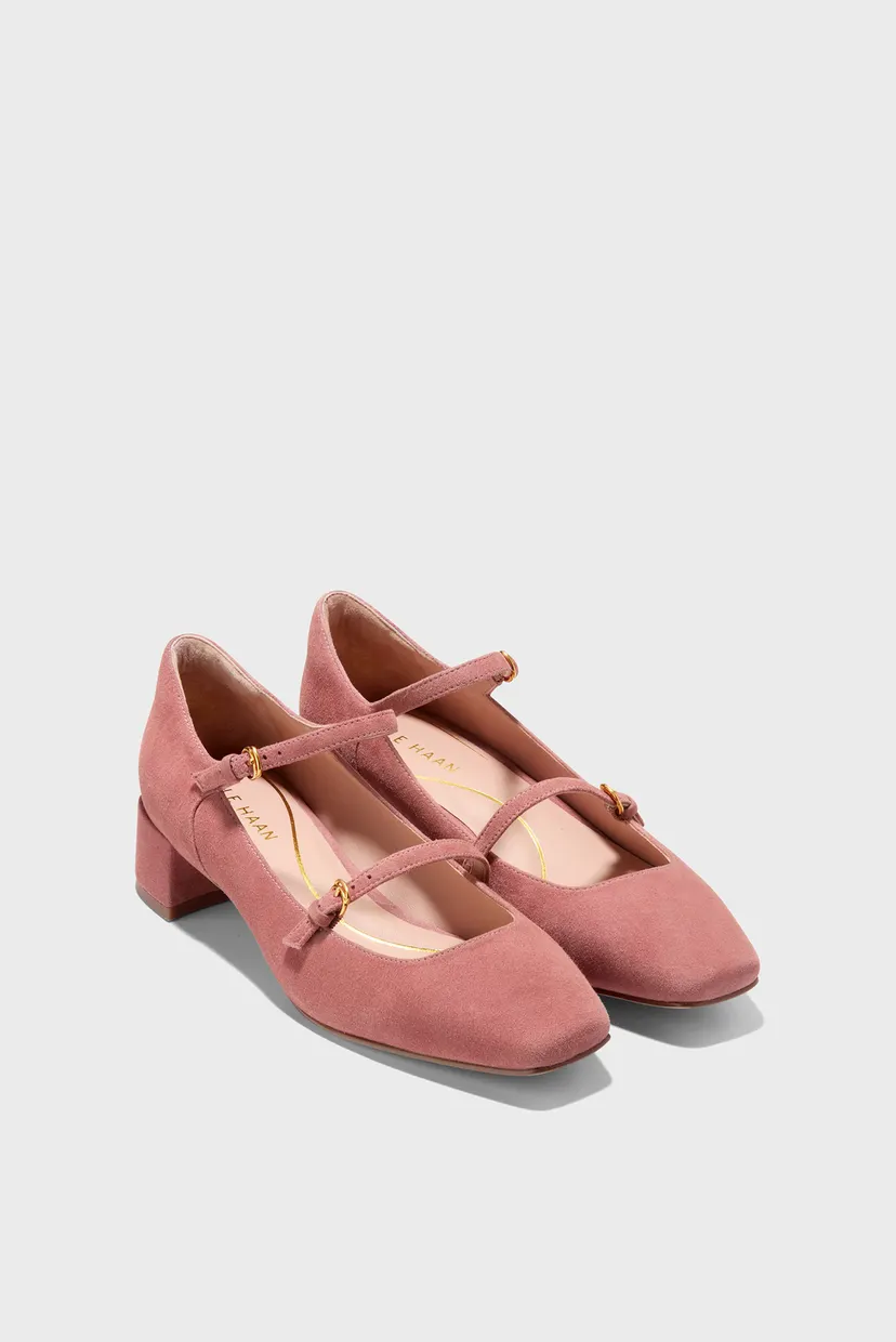 Жіночі рожеві замшеві туфлі Paxton Mary Jane Pump 5