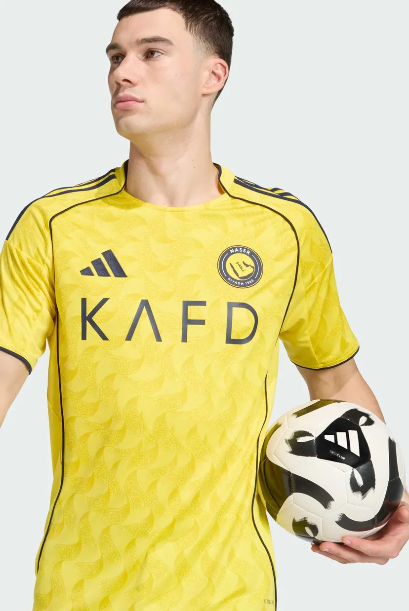 Чоловіча жовта футболка з візерунком Al Nassr FC 25/26 Home 4