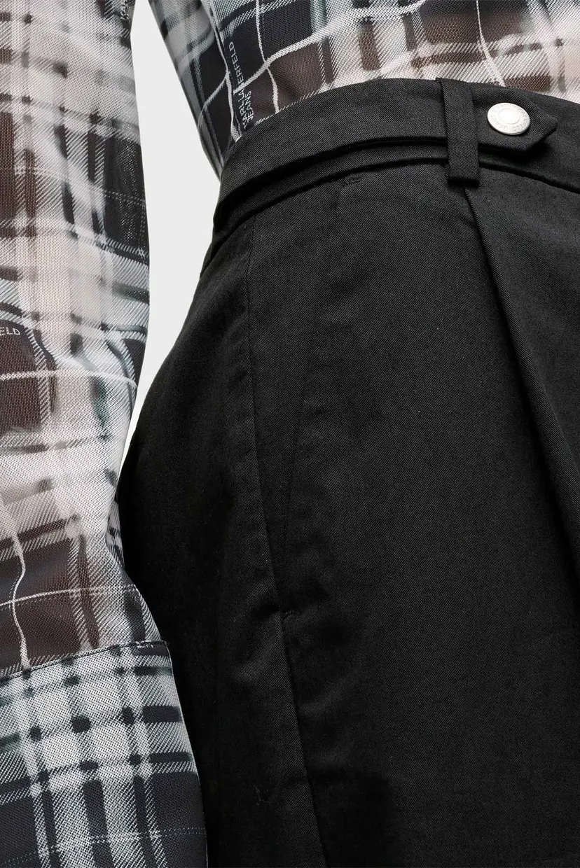 Женские черные брюки WIDE LEG 4