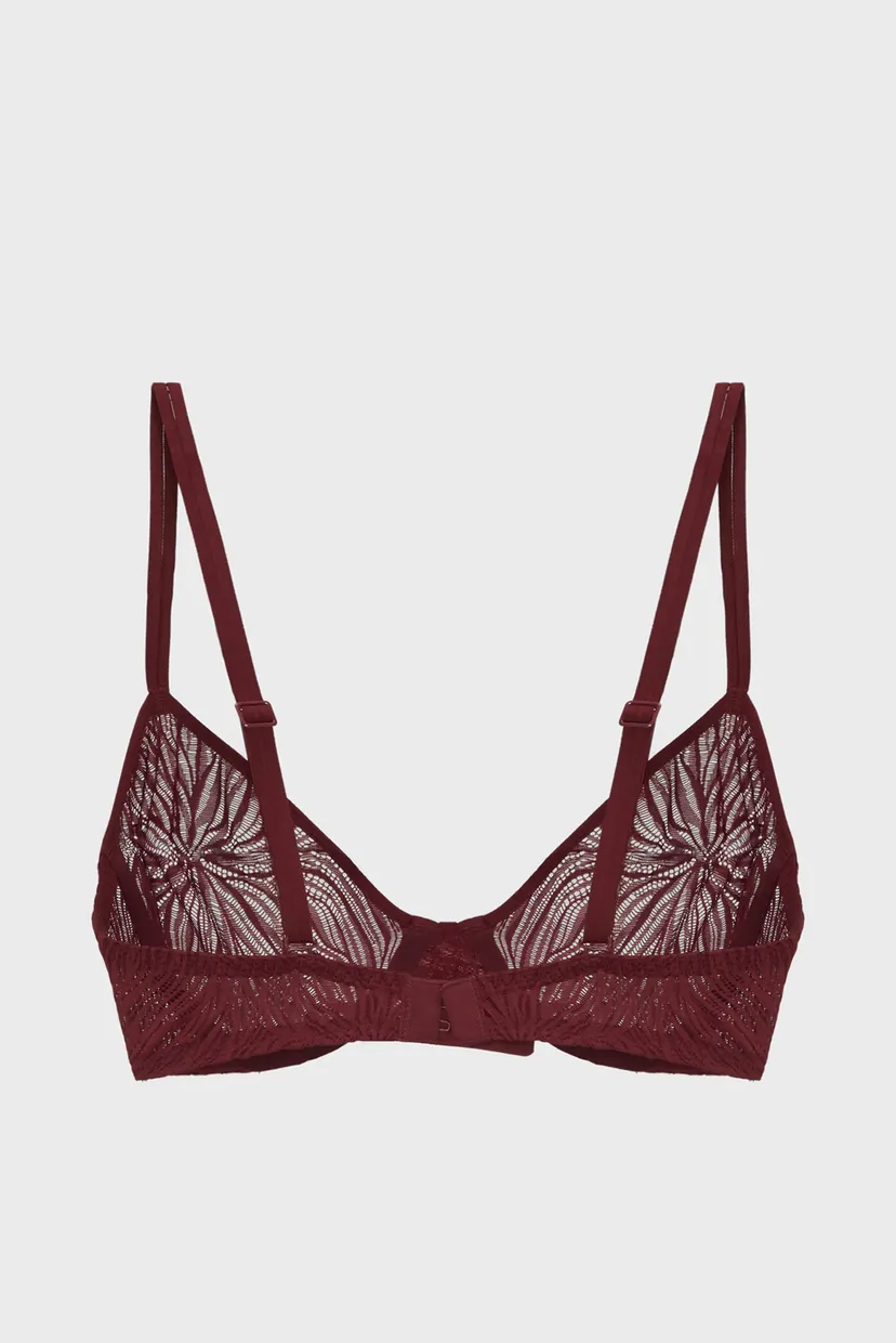 Женский красный бюстгальтер UNLINED DEMI 7