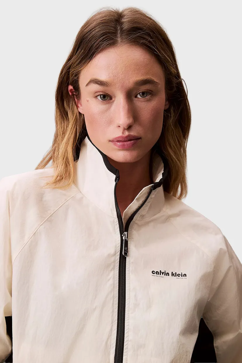 Женская белая ветровка RETRO TRACK JACKET 6
