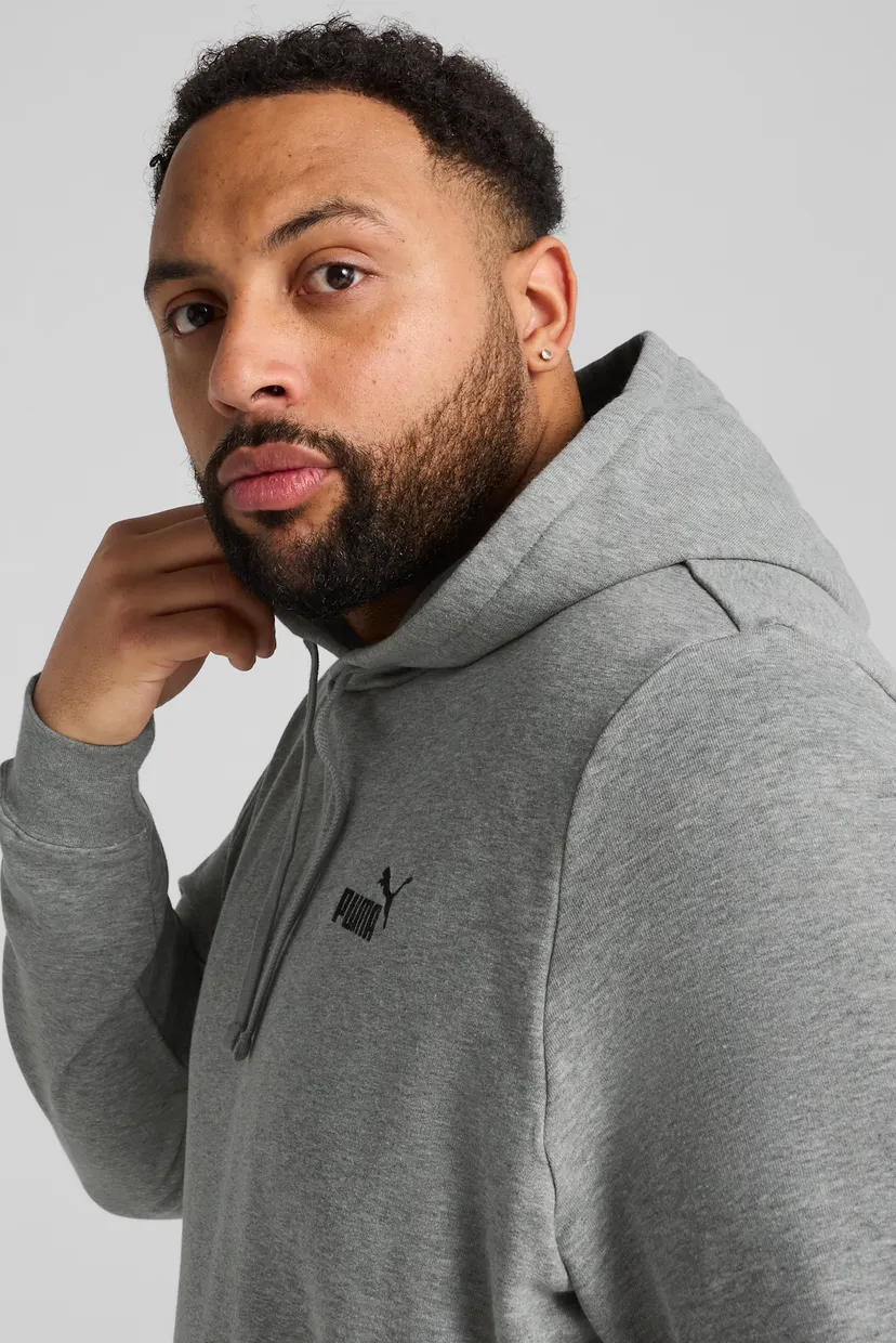 Чоловіче сіре худі Essentials Small No. 1 Logo Hoodie Men 5