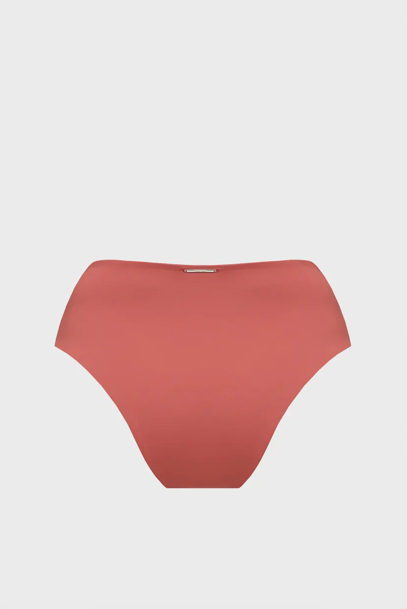 Женские коралловые трусики от купальника HIGH WAIST BIKINI 9