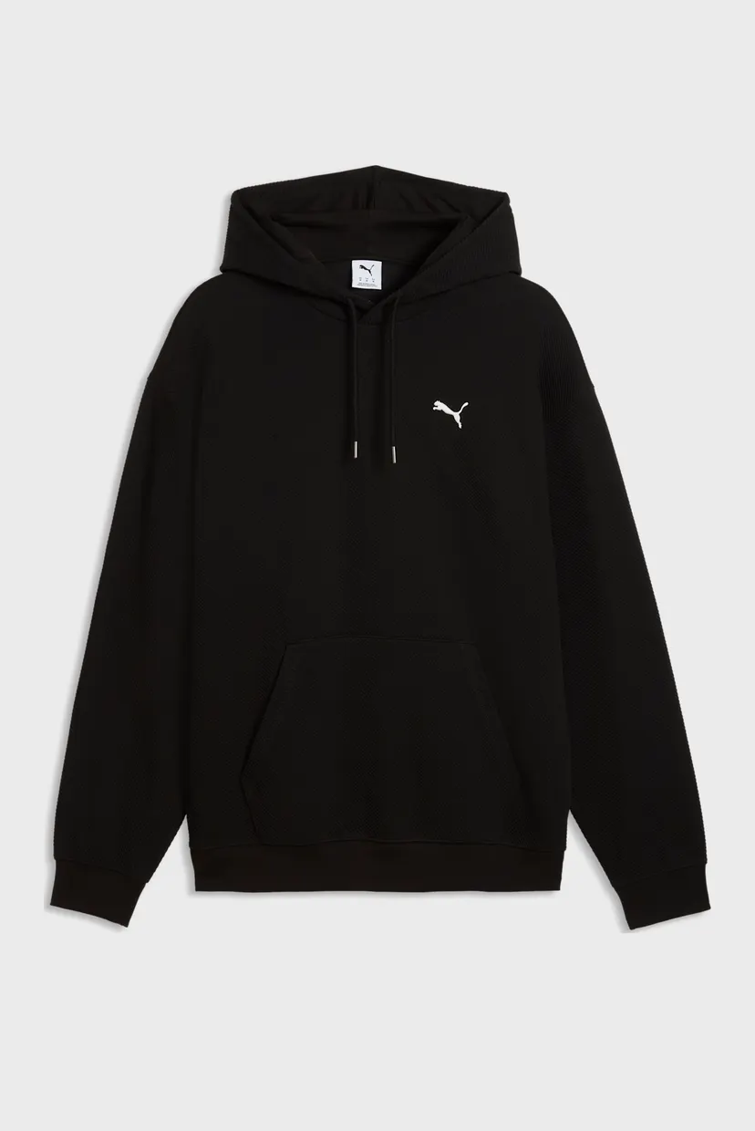 Мужское черное худи Essentials Elevated Relaxed Hoodie Men 4