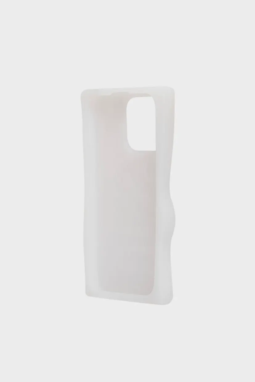 Білий чохол для телефону Diesel Silicone Case iP 15 Pro 3