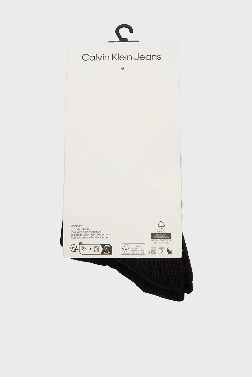 Жіночі чорні шкарпетки (2 пари) GLOSSY RIB 3