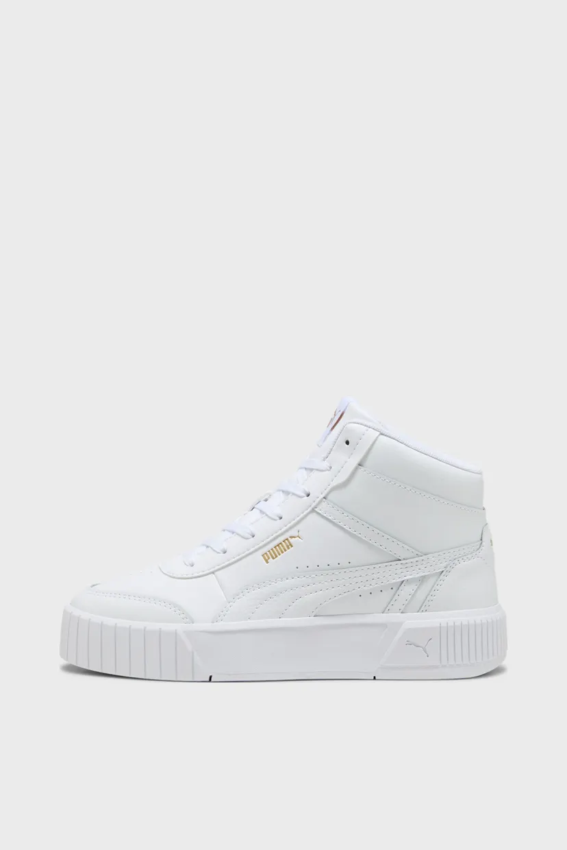 Жіночі білі шкіряні снікерси Carina Mia Mid Sneakers Women 3