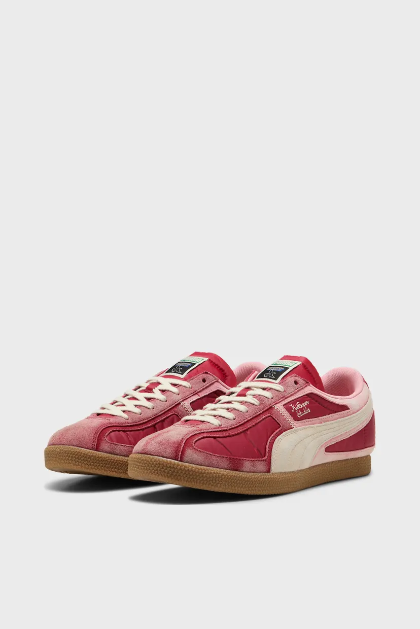 Малинові кросівки PUMA x KIDSUPER Brasil Panels Sneakers Unisex 3