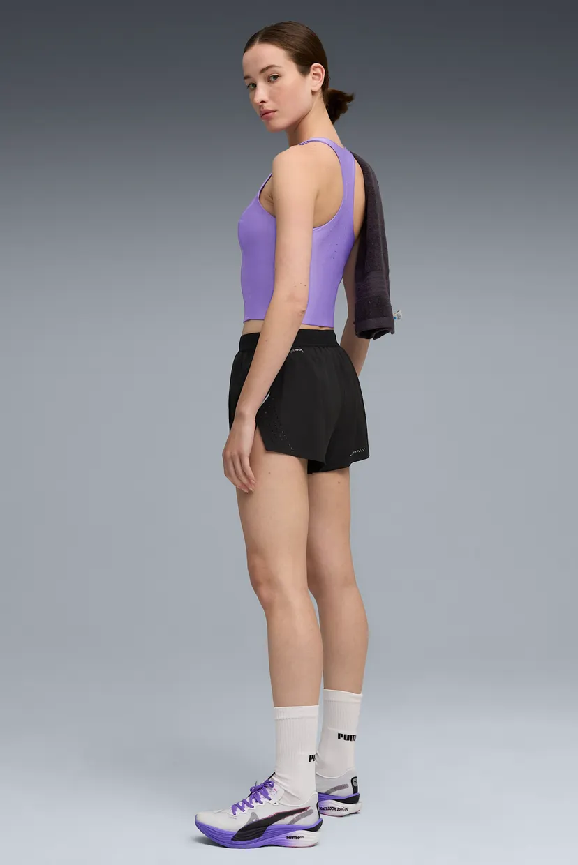 Жіноча бузкова майка RACEDAY Ultraform Running Crop Top Women 4