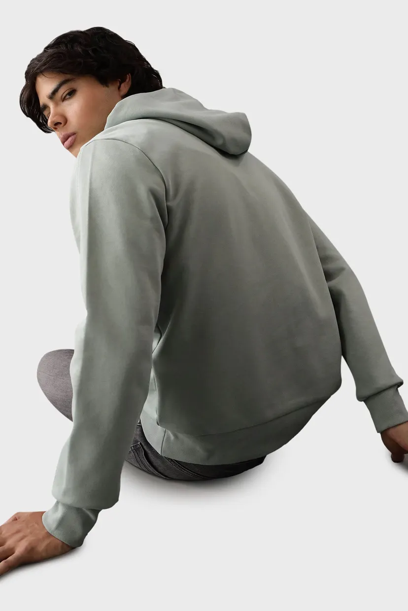Мужское серое худи CUT OUT SHADOW LOGO HOODIE 3
