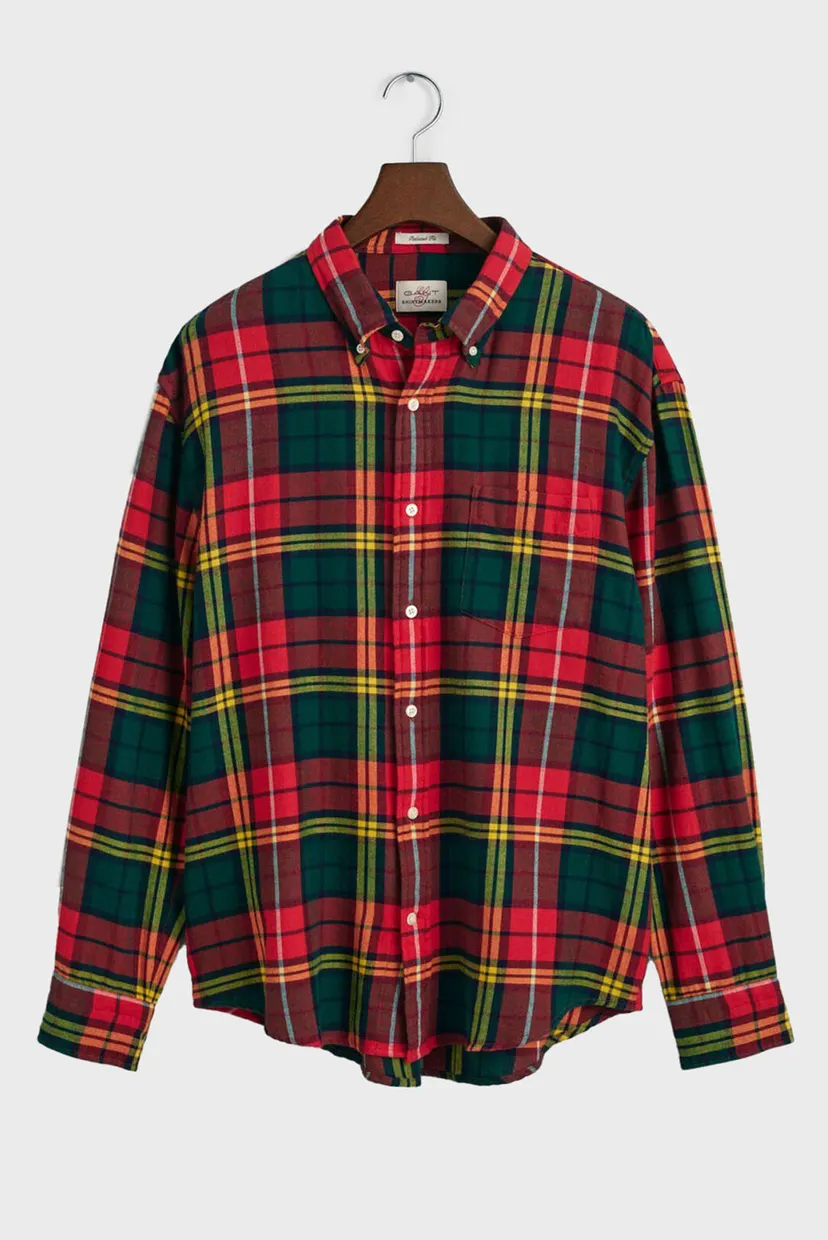 Чоловіча картата сорочка REL TWILL TARTAN SHIRT 5