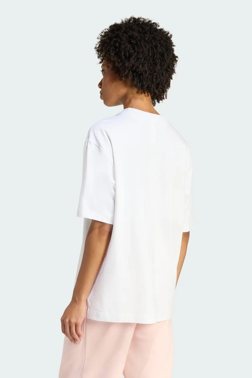 Жіноча біла футболка Essentials Linear Oversized 3