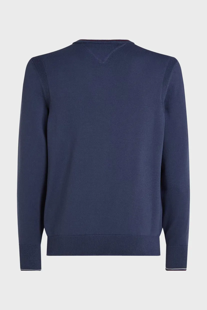Мужской синий джемпер RWB COTTON CREW NECK 6