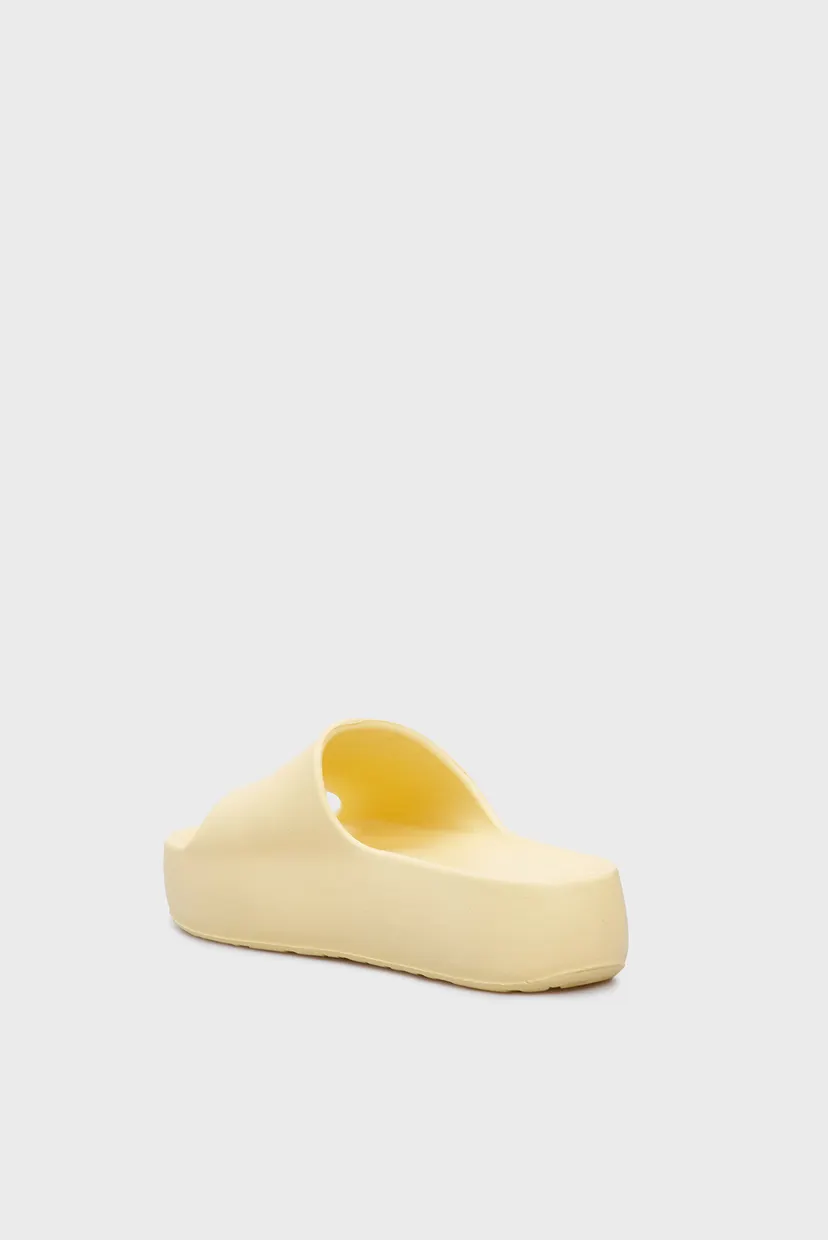 Жіночі жовті слайдери TJW CHUNKY FLATFORM SLIDE 5