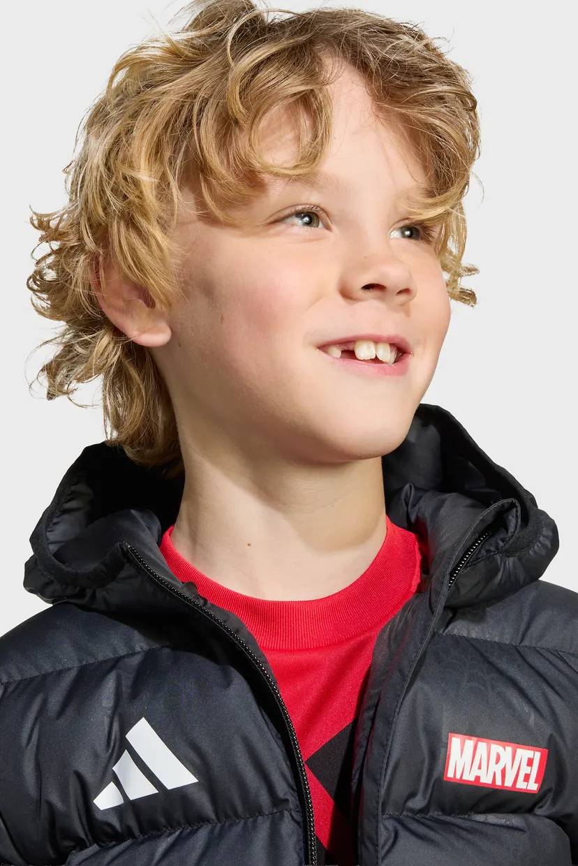 Детская черная куртка adidas Marvel Spider-Man Kids 4