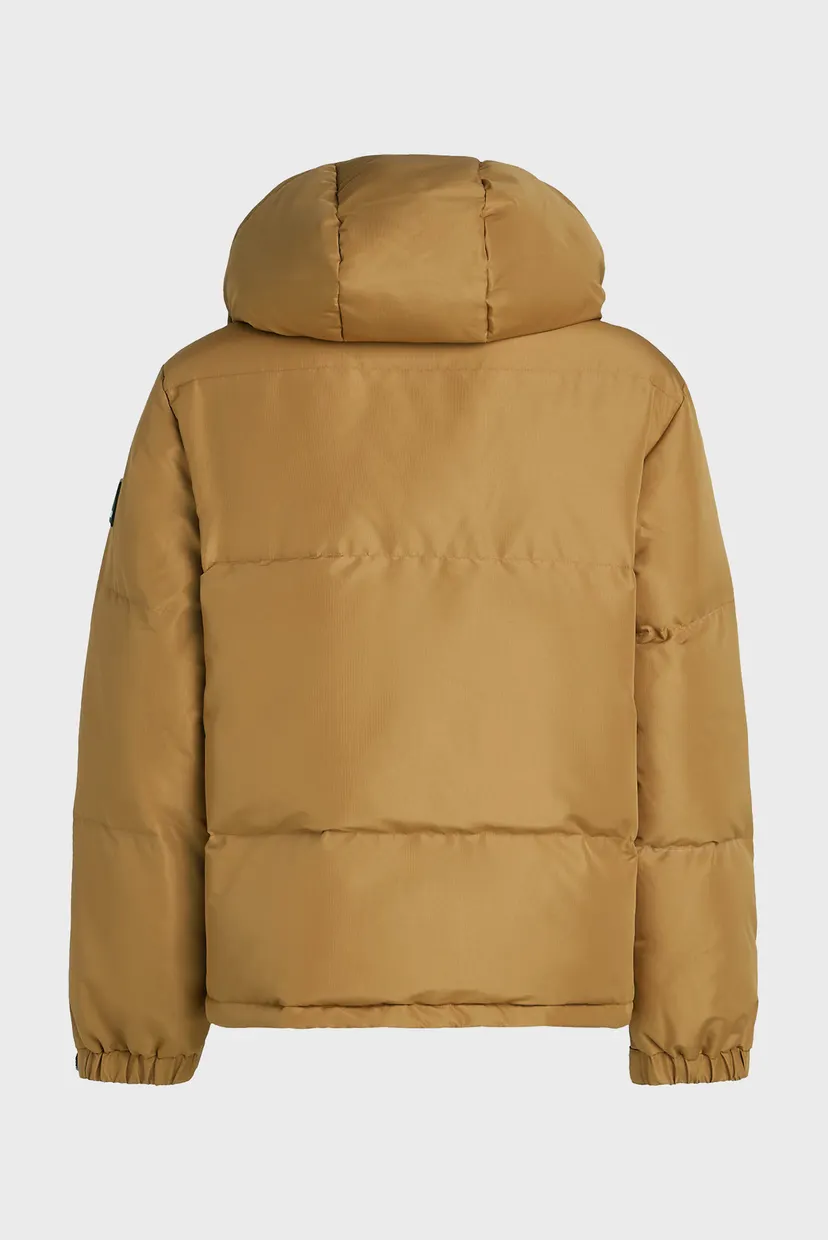 Мужская горчичная куртка puffer 7