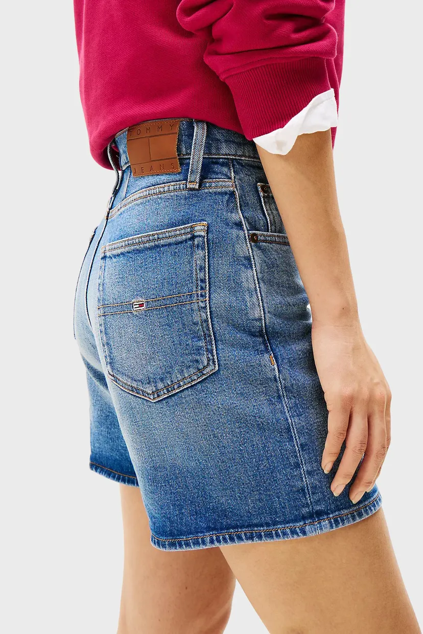 Жіночі сині джинсові шорти MOM SHORT BI0134 4