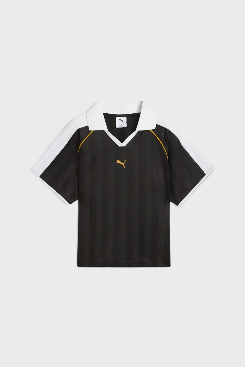Жіноча чорна футболка T7 Relaxed Football Jersey Women 4
