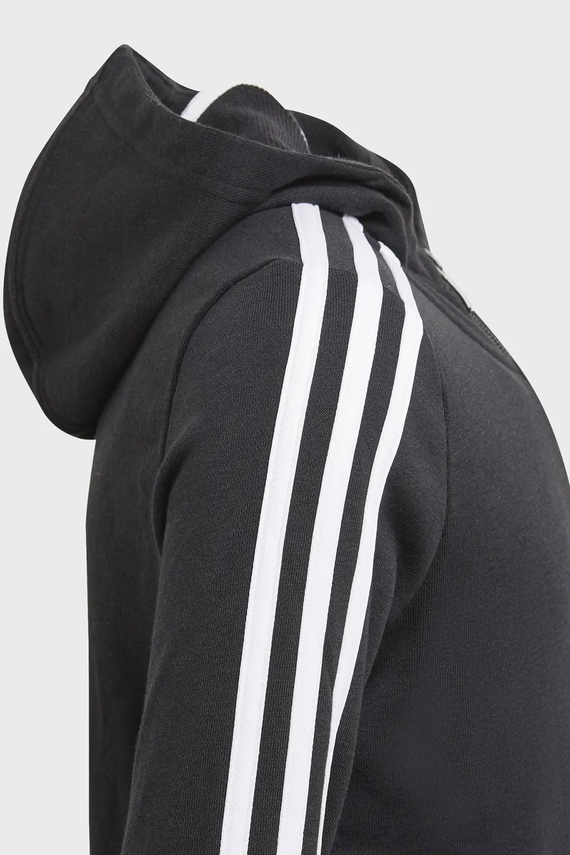Дитяче чорне худі Essentials 3-Stripes 4