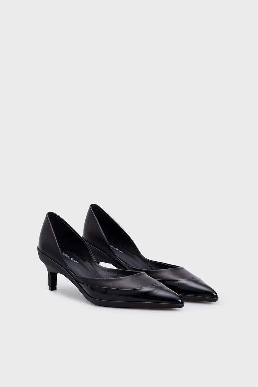 Женские черные кожаные лодочки D'ORSAY PUMP 45 MIX M 3