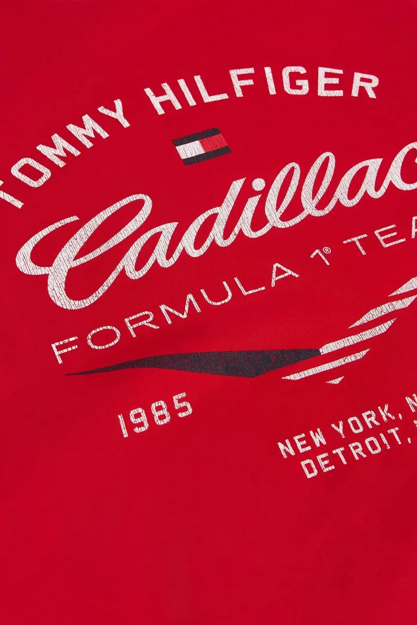 Чоловіча червона футболка TH x Cadillac Formula 1® Team 5