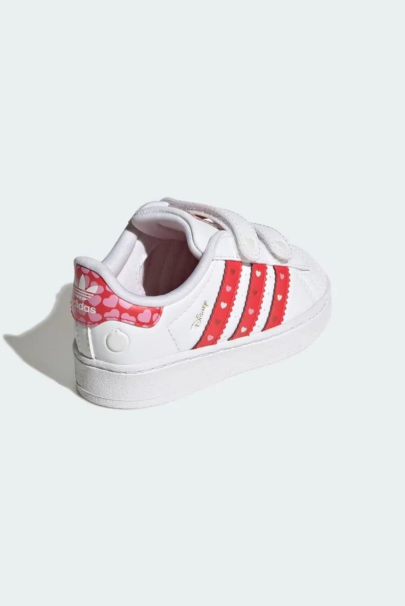 Дитячі білі снікерси ADIDAS DISNEY SUPERSTAR LED LIGHTS COMFORT CLOSURE 5