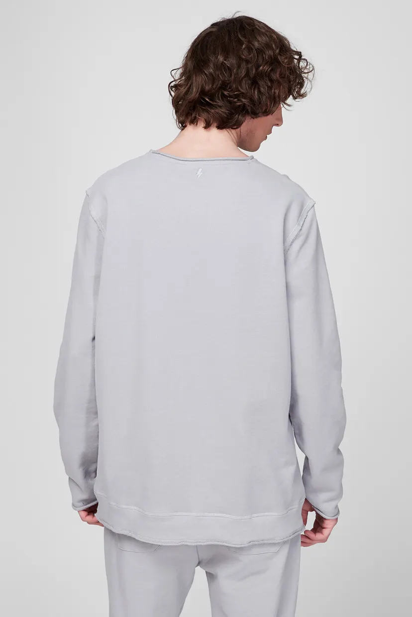 Мужской серый свитшот Crewneck Lounge 4