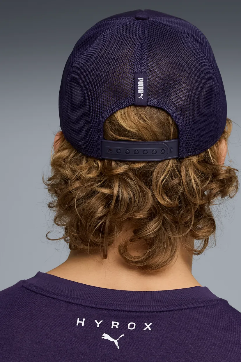 Темно-синяя кепка PUMA x HYROX Trucker Cap 4