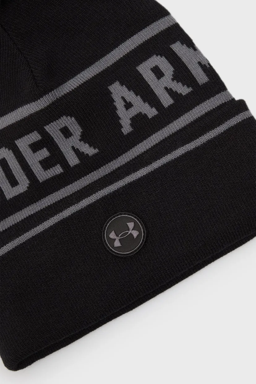 Мужская черная шапка M's Drive Pom Beanie 4
