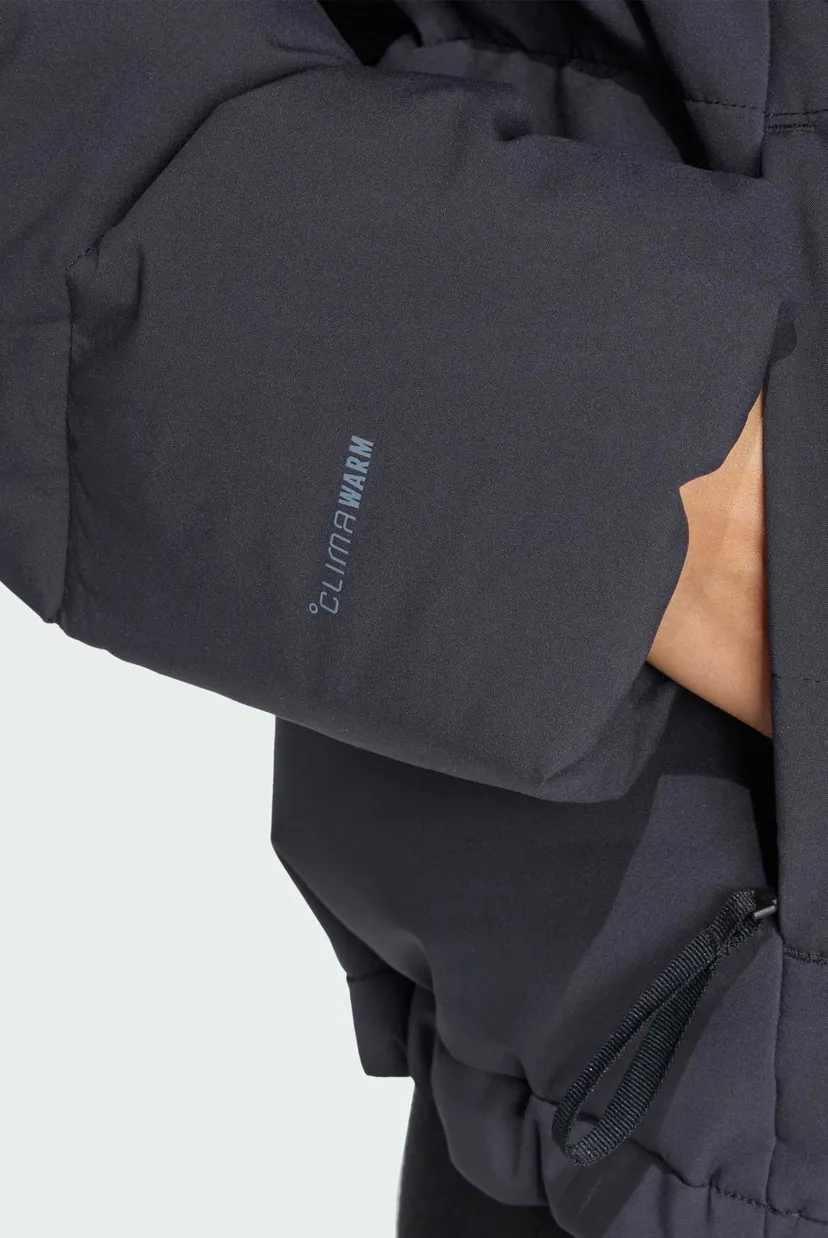 Жіночий чорний пуховик Helionic CLIMAWARM Relaxed 5