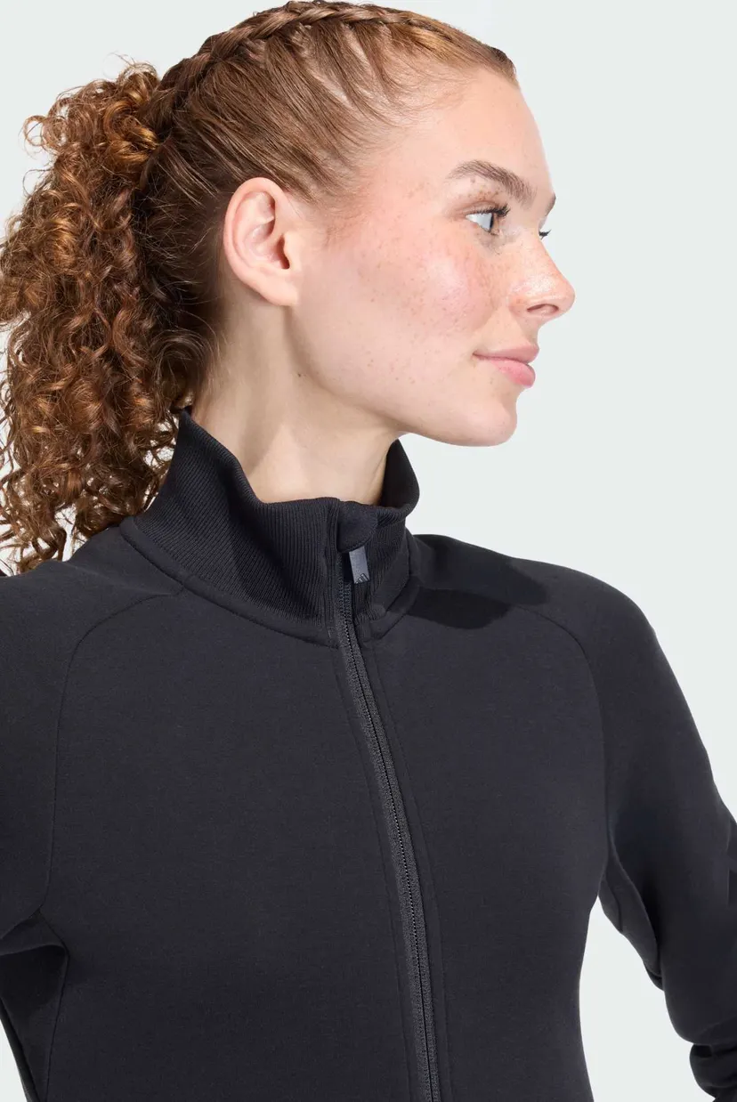 Жіноча чорна спортивна кофта SOFT LUX SLIM 4