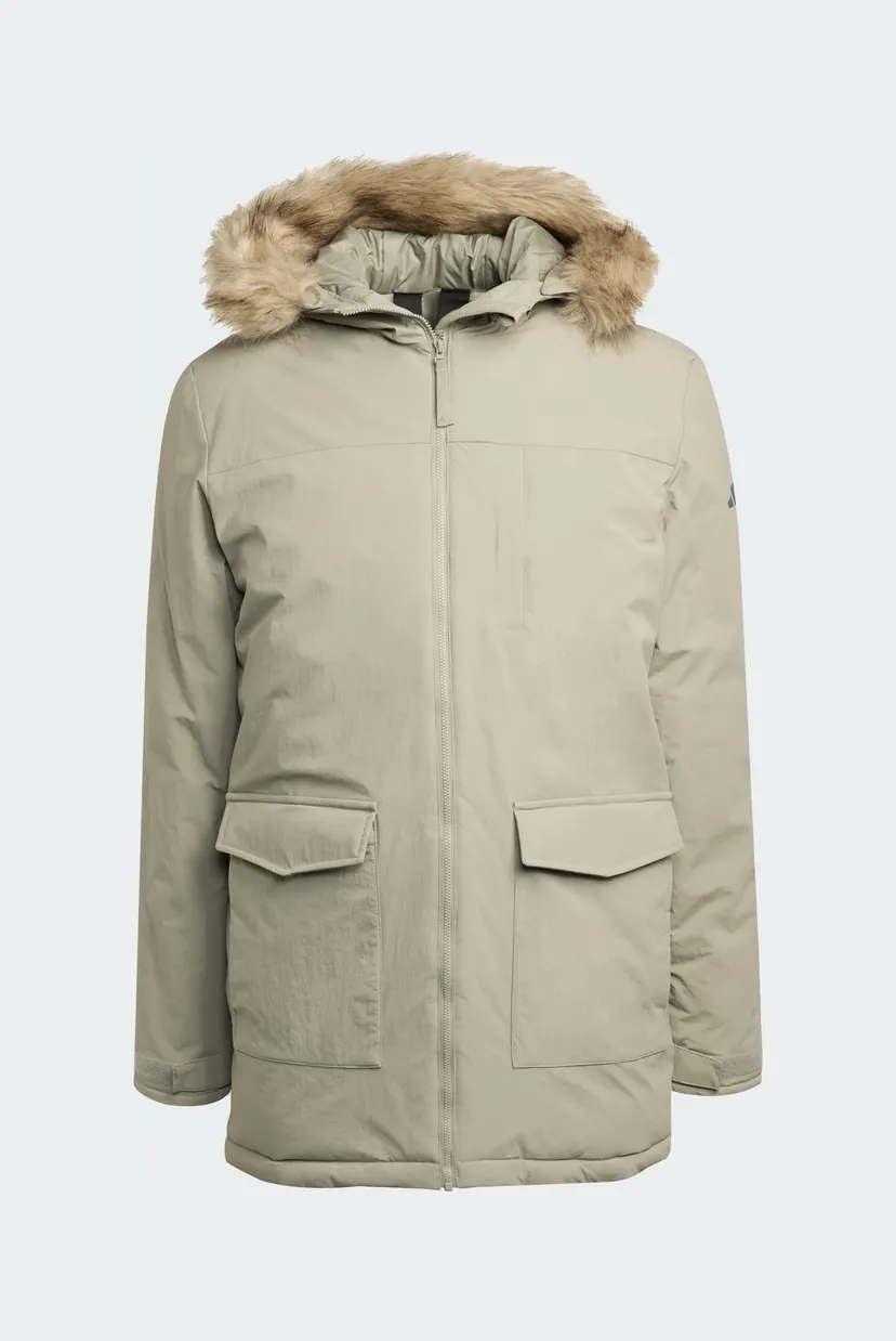 Чоловіча бежева парка Paveric Climawarm Fur 6