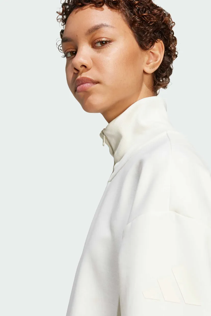 Жіноча біла спортивна кофта ALL SZN Soft Lux Quarter-Zip 4