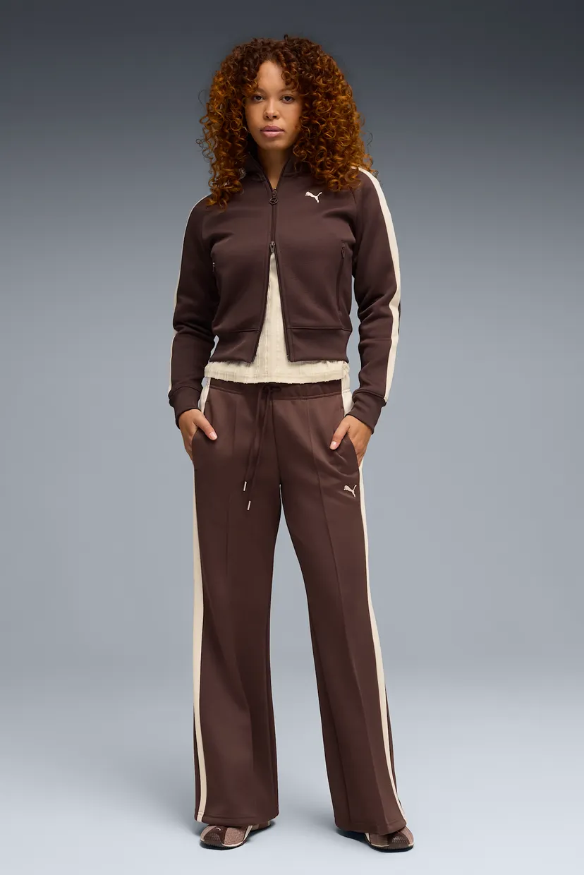Жіноча коричнева спортивна кофта T7 ALWAYS ON Short Track Jacket Women 3