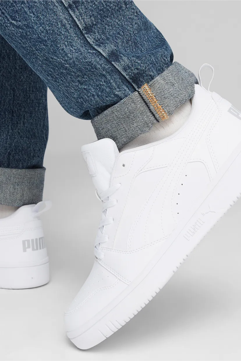 Белые кожаные сникерсы Rebound V6 Low Sneakers 7