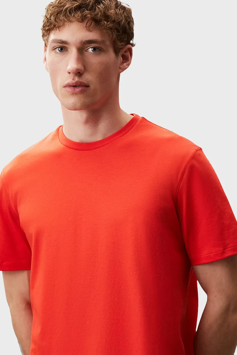 Мужская красная футболка SUPIMA CHEST 4