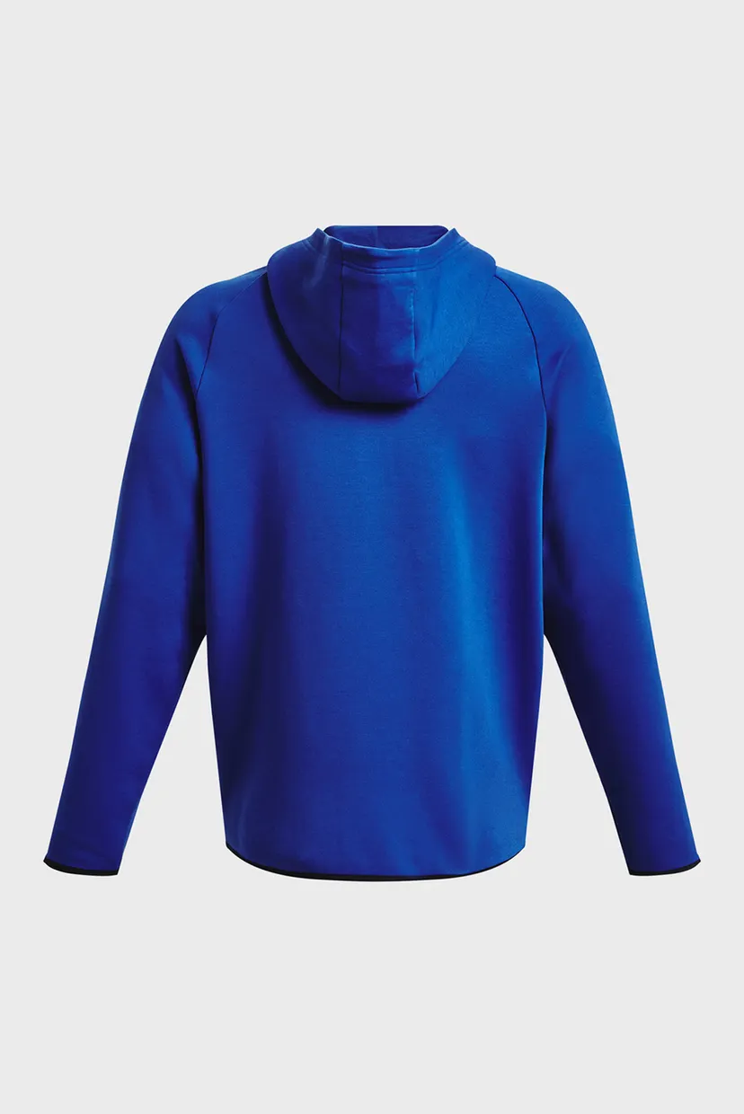 Чоловіче синє худі UA Unstoppable Flc Hoodie 6