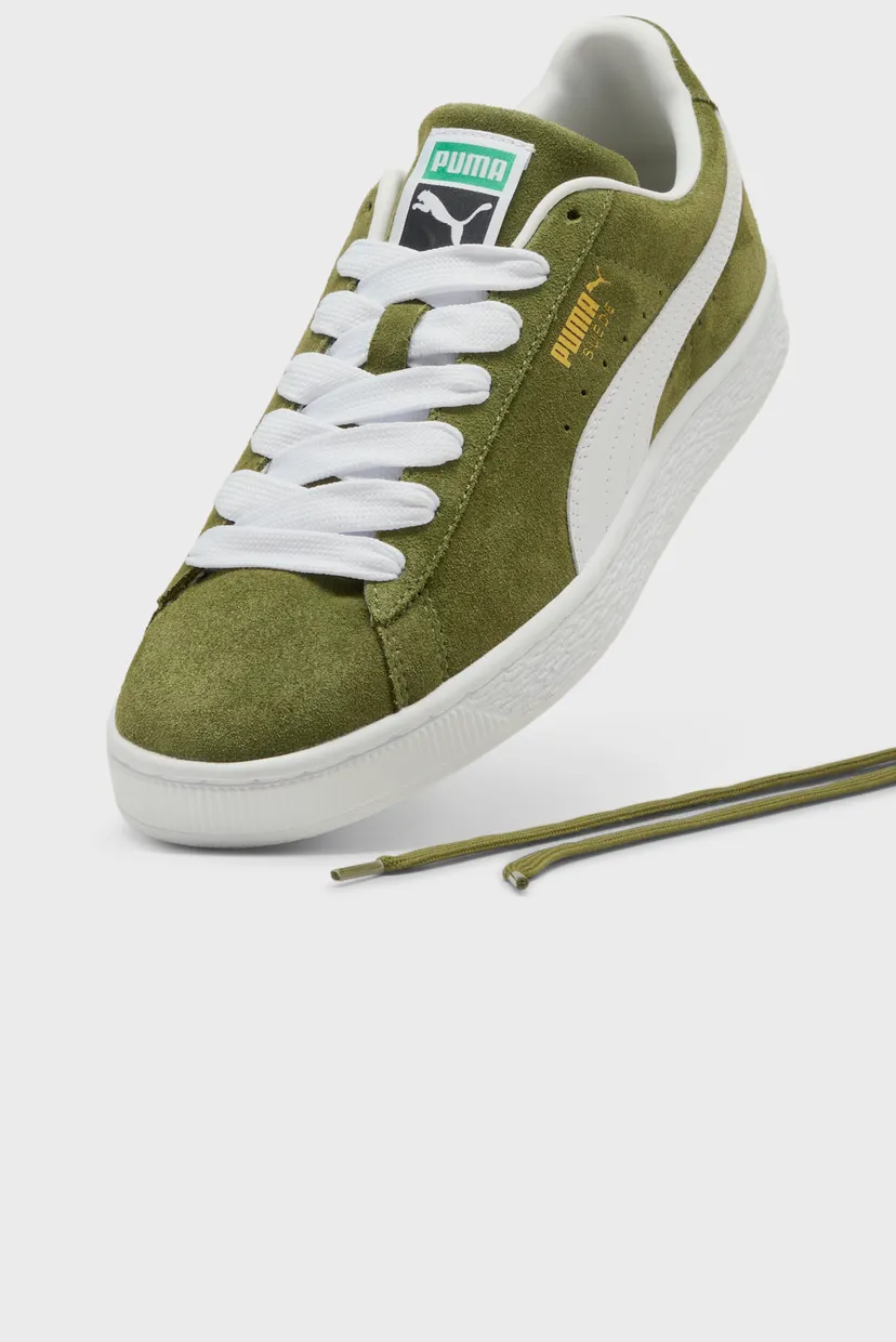 Зеленые замшевые сникерсы Suede Classic Sneakers Unisex 5